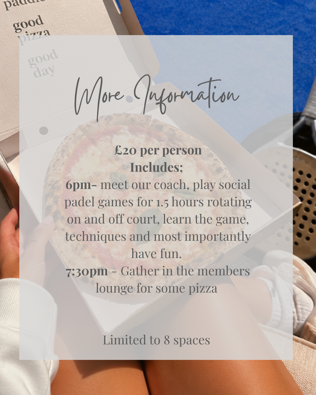 Padel and Pizza