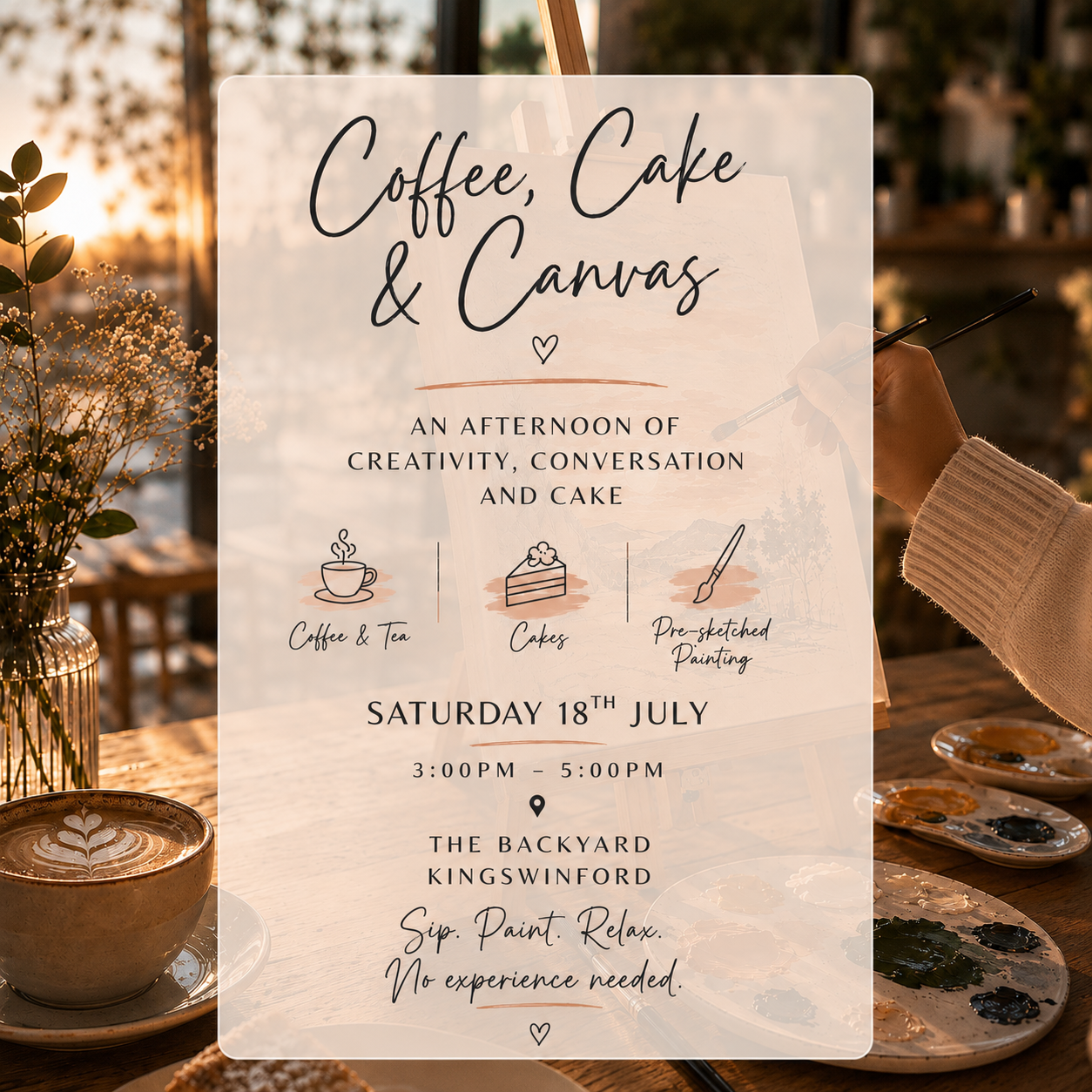 Coffee, Cake & Canvas
