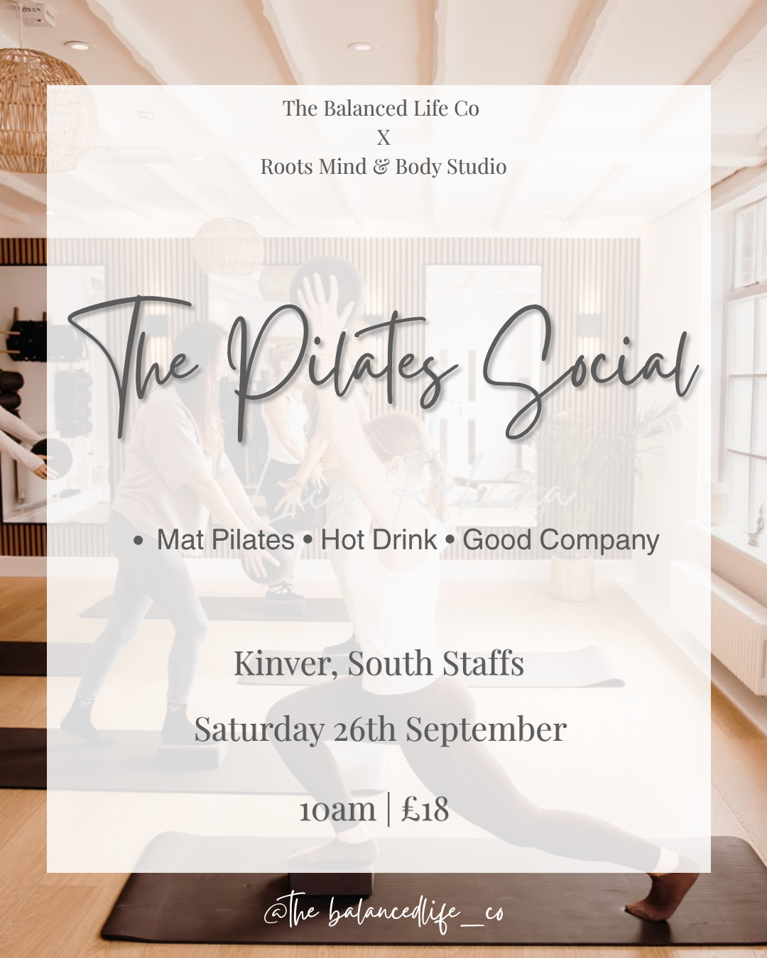 The Pilates Social - 26/09