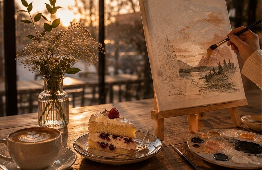 Coffee, Cake & Canvas